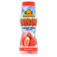 Tropical Energia Strawberry Energy Drink, 7 fl oz