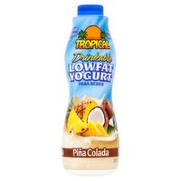 Tropical Piña Colada Drinkable Lowfat Yogurt, 28 fl oz