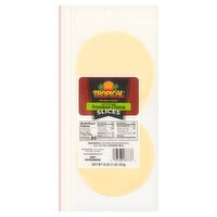 Tropical Not Smoked Provolone Natural Cheese Slices, 16 oz