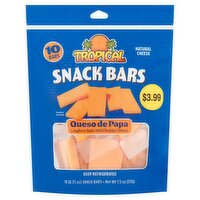 Tropical Longhorn Style Mild Cheddar Cheese Snack Bars, 0.75 oz, 10 count