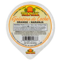 Tropical Orange Gelatina de Leche Gelatin, 8 oz