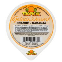 Tropical Orange Gelatin Dessert, 8 oz