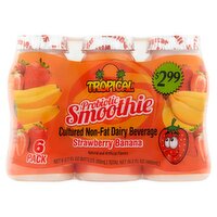 Tropical Strawberry Banana Probiotic Smoothie, 2.7 fl oz, 6 count