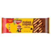 Keebler Fudge Stripes Cookies Family Size, 17.3 oz