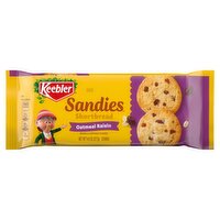 Keebler Sandies Oatmeal Raisin Shortbread Cookies, 9.8 oz