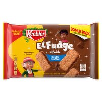 Keebler E.L. Fudge Elfwich Double Stuffed Cookies Family Size, 16.9 oz