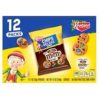 Keebler Chips Deluxe Minis Cookies, 1 oz, 12 count