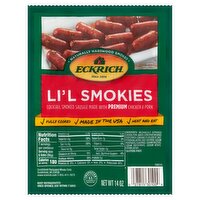 Eckrich Li'l Smokies Cocktail Smoked Sausage, 14 oz