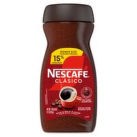 Nescafé Clásico Dark Roast Rich & Bold Flavor Instant 100% Pure Coffee Bonus Size, 8.1 oz