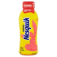 Nestlé Nesquik Strawberry Lowfat Milk, 14 fl oz, 14 Fluid ounce