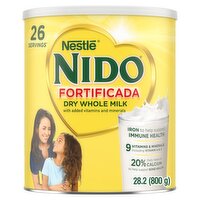 Nestle Nido Fortificada Dry Whole Milk, 28.2 oz