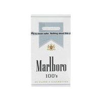 Marlboro Silver 100s Box Cigarettes, 1 each