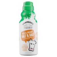 Shamrock Farms Rich & Creamy Half & Half Milk, 32 fl oz