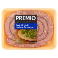 Premio Sweet Basil Italian Sausage, 16 oz