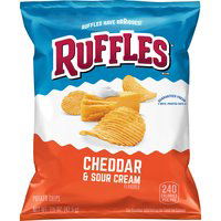 Ruffles Cheddar & Sour Cream Potato Chips, 1.5 oz