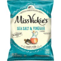Miss Vickie's Kettle Cooked Potato Chips Sea Salt & Vinegar Flavored 1 3/8 Oz