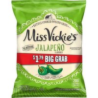 Miss Vickie's Kettle Cooked Potato Chips Jalapeno Flavored 1 3/8 Oz