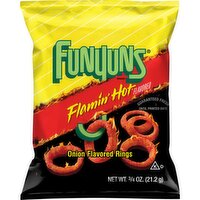 Funyuns Onion Flavored Rings Flamin' Hot Flavored 3/4 Oz