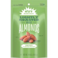 Nut Harvest Whole Almonds Lightly Roasted 4 3/4 Oz