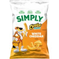 Cheetos Simply Puffs Cheese Flavored Snacks White Cheddar 8 Oz