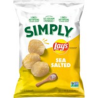 Lay's Simply Thick Cut Potato Chips Sea Salted 8 1/2 Oz, 8.5 Ounce