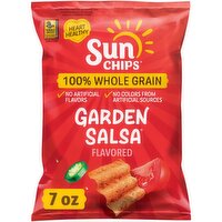 SunChips Whole Grain Snacks Garden Salsa Flavored 7 Oz