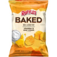 Ruffles Baked Potato Crisps Cheddar & Sour Cream 6 1/4 Oz, 6.25 Ounce