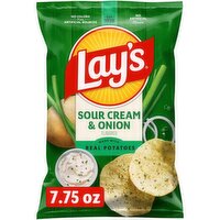 Lay's Potato Chips Sour Cream & Onion Flavored 7 3/4 Oz