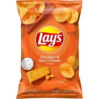 Lay's Potato Chips Cheddar & Sour Cream Flavored 7 3/4 Oz, 7.75 Ounce