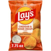 Lay's Potato Chips Cheddar & Sour Cream Flavored 7 3/4 Oz