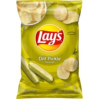 Lay's Potato Chips Dill Pickle Flavored 7 3/4 Oz, 7.75 Ounce