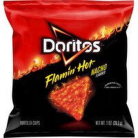 Doritos Tortilla Chips Flamin' Hot Nacho Flavored 1 Oz