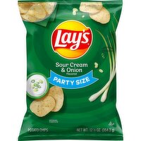 Lay's Potato Chips Sour Cream & Onion Flavored 12 1/2 Oz , 12.5 Ounce