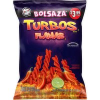 Sabritas Turbos Flavored Corn Snacks Flamas 8 1/4 Oz