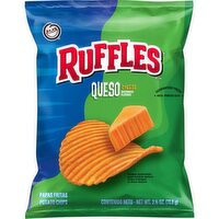 Ruffles Potato Chips Queso Cheese Flavored 2 1/2 Oz