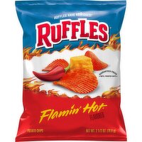 Ruffles Potato Chips Flamin' Hot Flavored 2 1/2 Oz