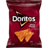 Doritos Tortilla Chips Spicy Nacho Flavored 2 3/4 Oz