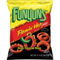 Funyuns Onion Flavored Rings Flamin' Hot Flavored 2 1/8 Oz