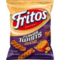 Fritos Flavor Twists Corn Snacks Queso Flavored 9 1/4 Oz