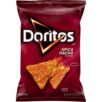 Doritos Tortilla Chips Spicy Nacho Flavored 9 1/4 Oz, 9.25 Ounce