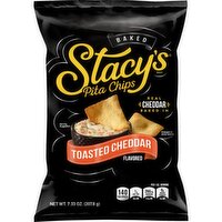 Stacy's Baked Pita Chips Toasted Cheddar Flavored 7.33 Oz, 7.33 Ounce