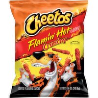 Cheetos Flamin' Hot Crunchy Cheese Flavored Snacks, 8 1/2 oz