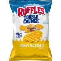 Ruffles Double Crunch Potato Chips Honey Mustard Flavored 7 1/4 Oz