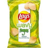 Lay's Wavy Potato Chips Funyuns Onion Flavored 7 1/2 Oz, 7.5 Ounce