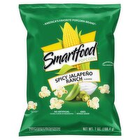 Smartfood Spicy Jalapeño Ranch Flavored Popcorn, 7 oz