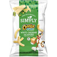 Cheetos Simply White Cheddar Jalapeno Puffs, 7.75 oz