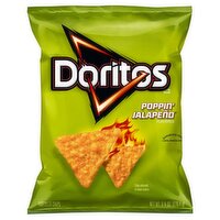 Doritos Poppin' Jalapeño Flavored Tortilla Chips, 9 3/4 oz