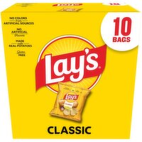 Lay's Potato Chips Classic 1 Oz, 10 Count