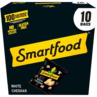 Smartfood Popcorn White Cheddar Flavored 5/8 Oz, 10 Count