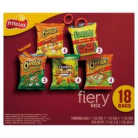 Frito Lay Fiery Mix Snacks, 18 count, 17 3/4 oz